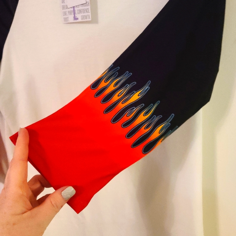 Randy by Lularoe with flames